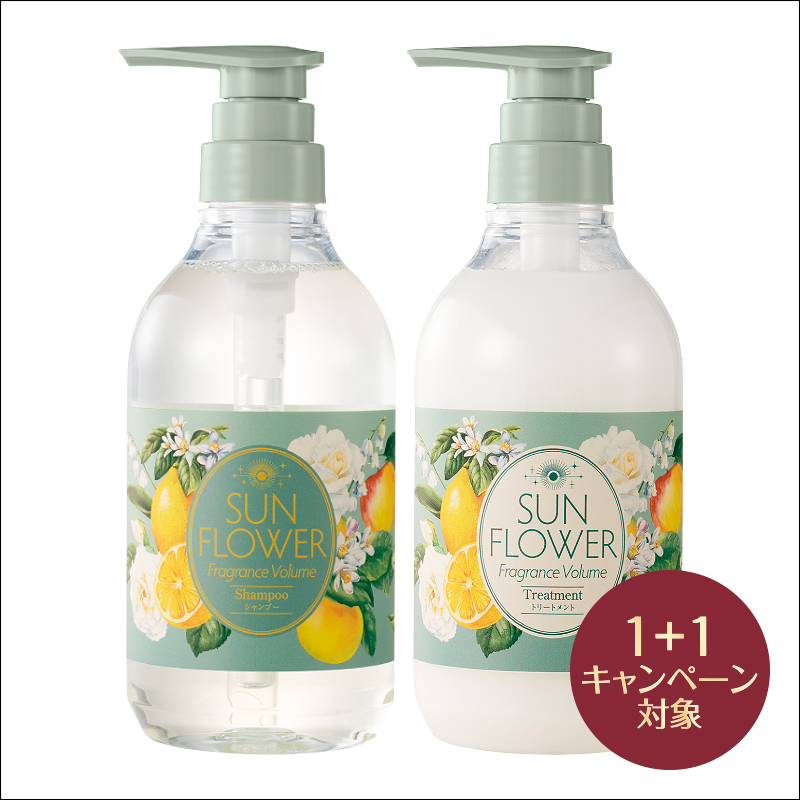 アゲインナンバー20 サンフラワー シャンプー＆トリートメント(シャンプープラシ付)(2セット(4本))